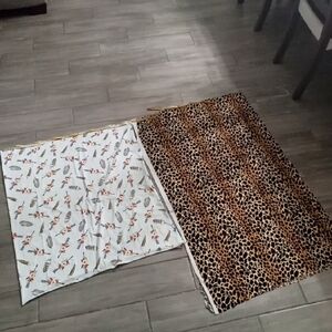 Brand New. Super Cute Material. Both Have Some Stretch.